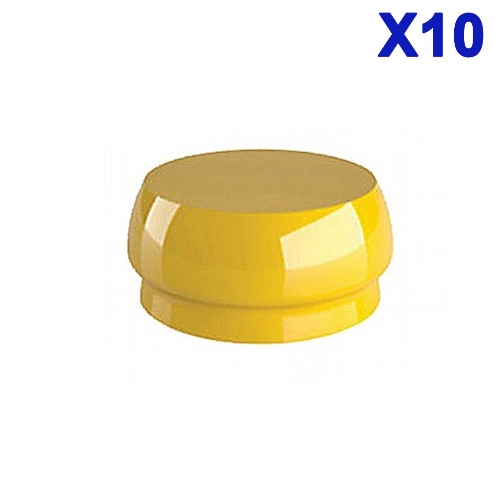 10x Dental Fixture Lock Silicone Retentive Caps Set Housing Ring 0verdenture