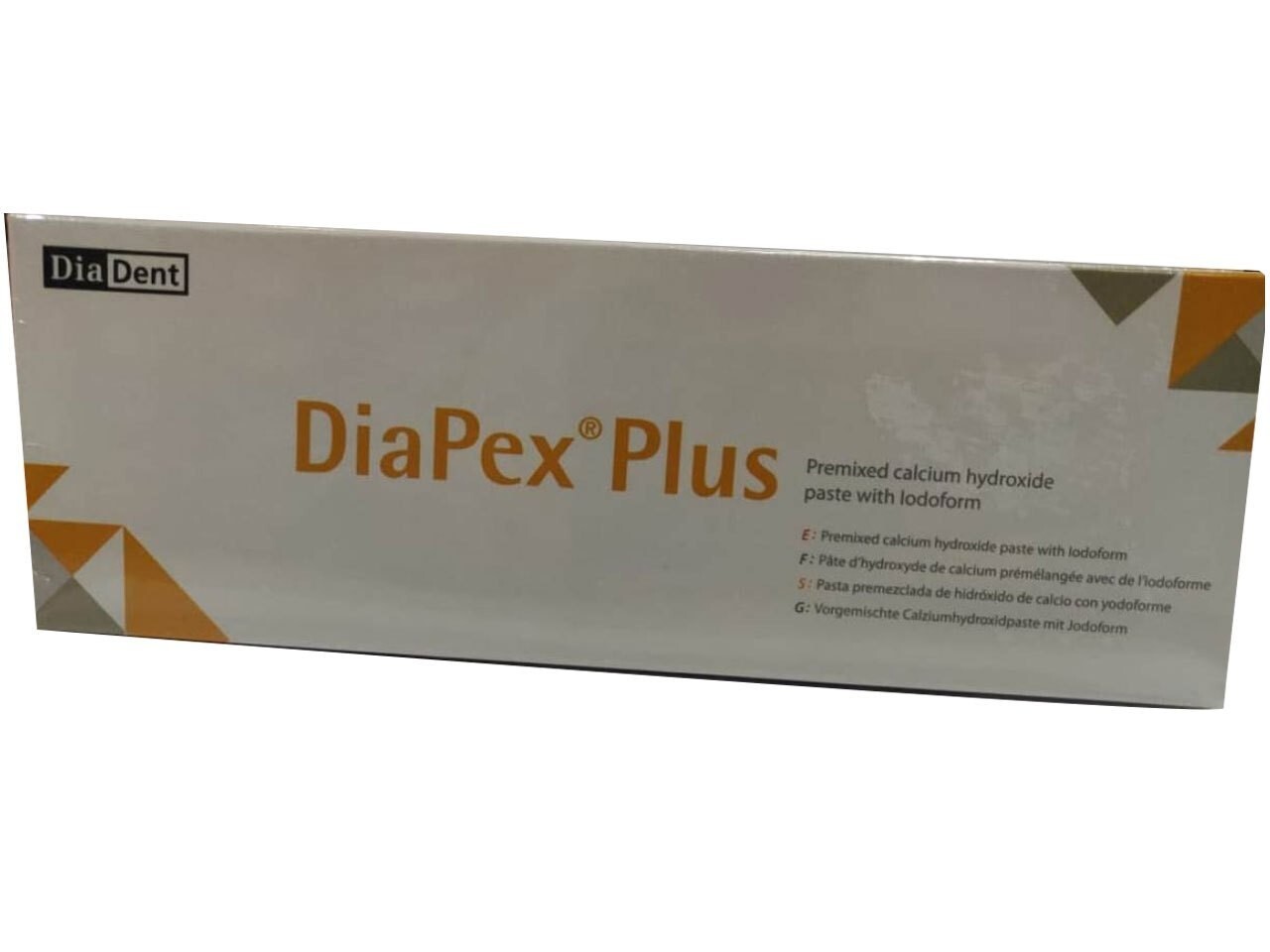 DiaDent Diapex Plus Pemixed Calcium Hydroxide Paste With Iodoform – 1 Syr of 2g