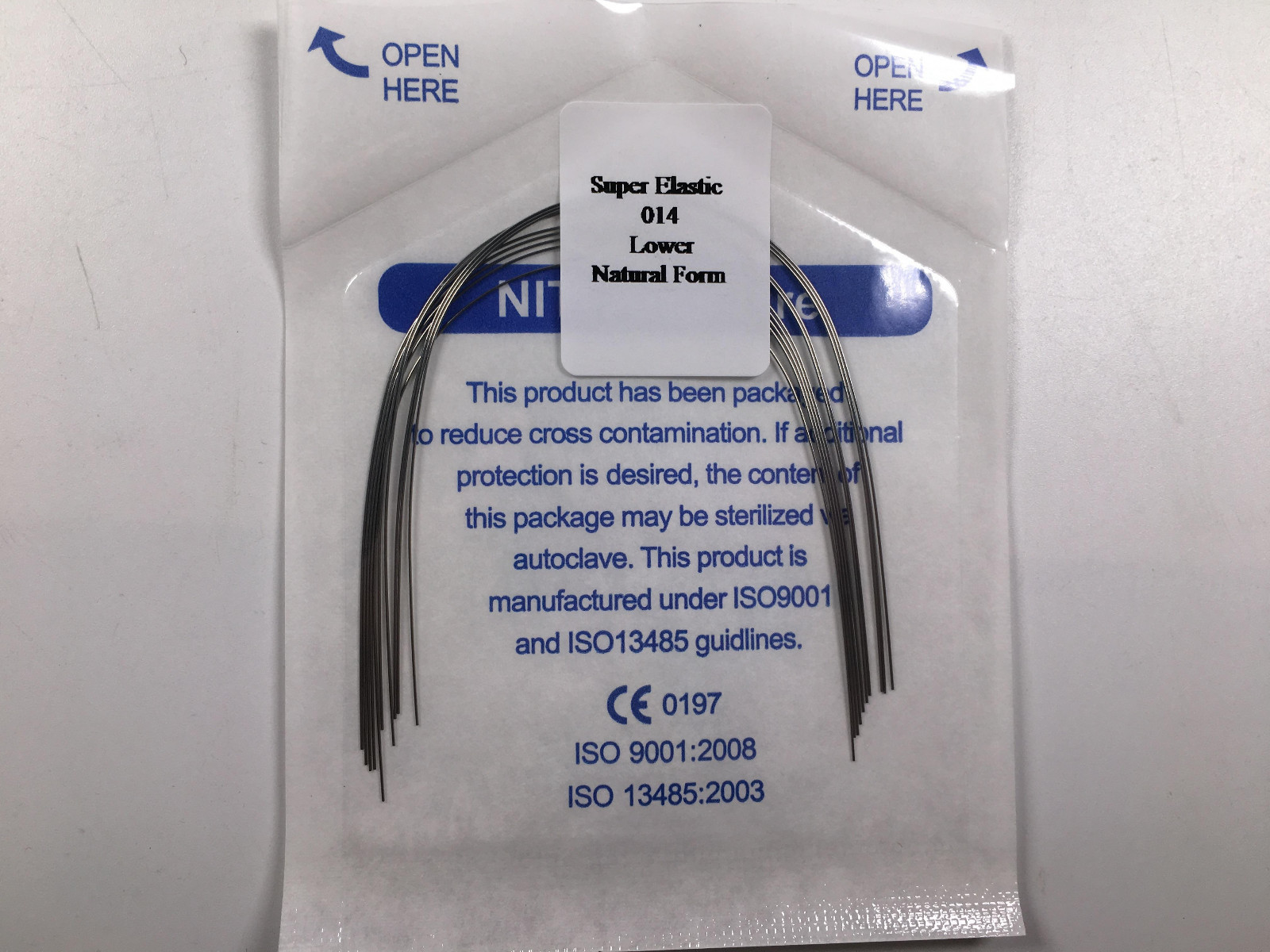 Natural Dental Super Elastic Wires Round Orthodontic Arch Wire 14 U/L 10Bags