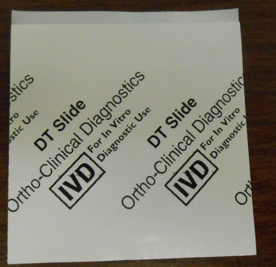 VITROS PRODUCTS VITROS BLACK REFERENCE SLIDES J023316
