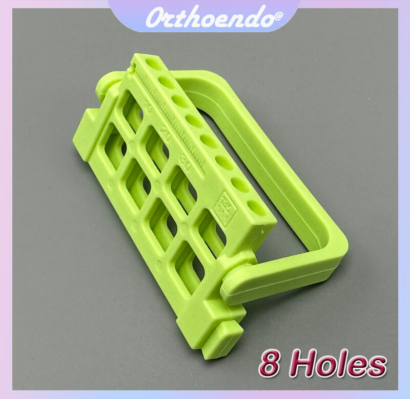 Dental 8/16 Holes Bur Endo Files Block Holder Stand Autoclave Disinfection Box