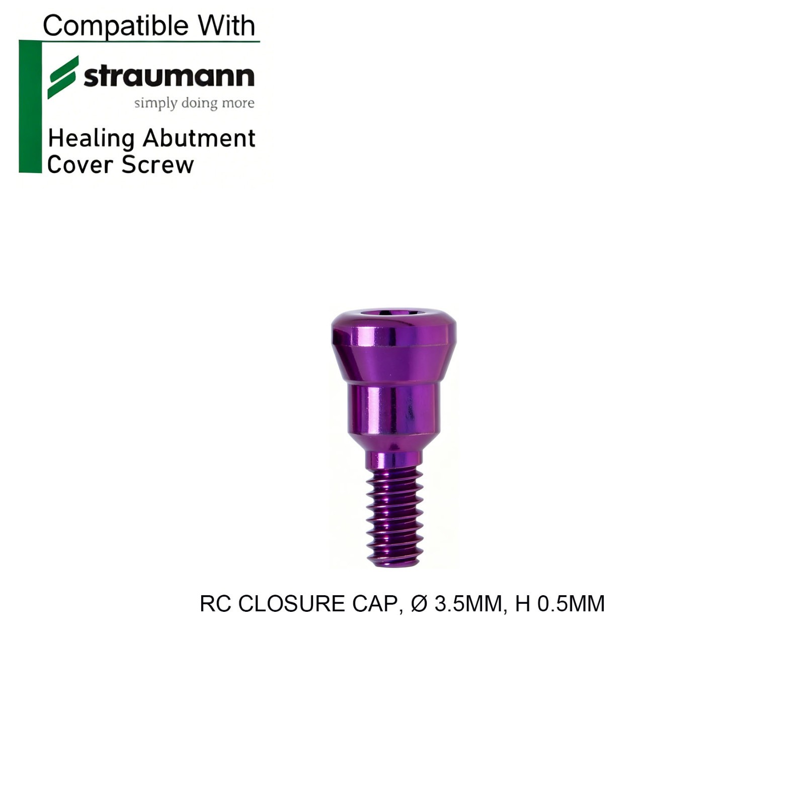 US 5Pcs Dental Healing Abutment Fit ITI Straumann BL/BLT NC/RC
