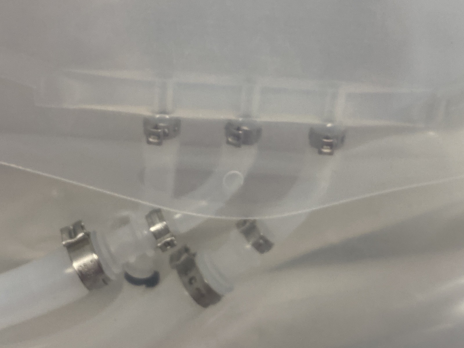 CAROLINA Bioprocess 1L MPC Sampling Bag 3-Ports w/ Connectors Clamps 00130966