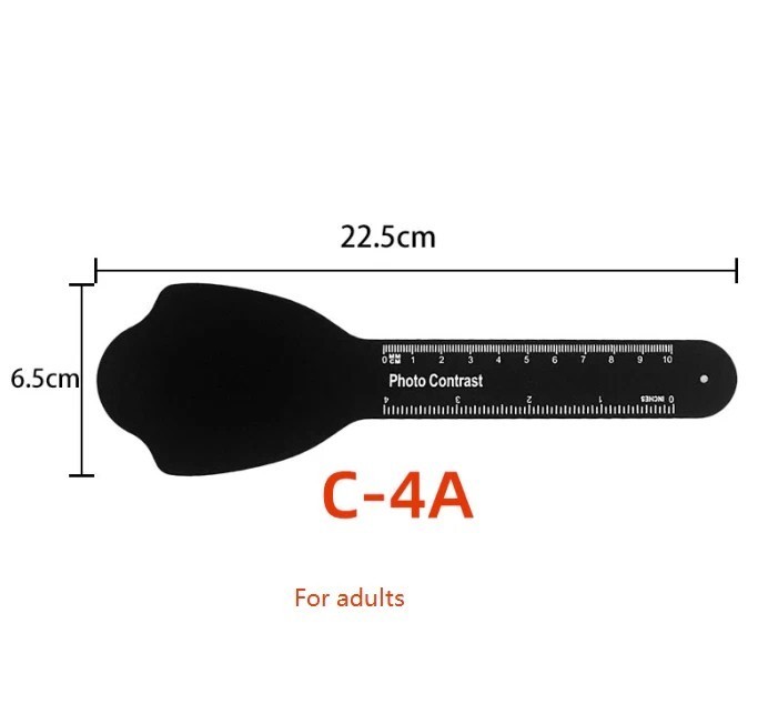 6Pcs/Kit Dental Oral Photo Palatal Photography Contrastors Black Background Tool