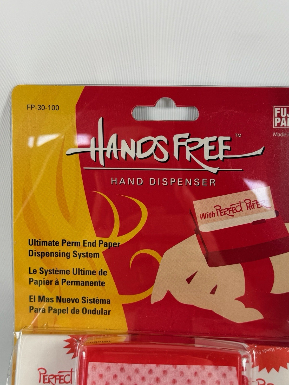 Fuji Paper Hands Free Hand Dispenser Intro Kit Perm End Wraps Case FP-30-100 NEW