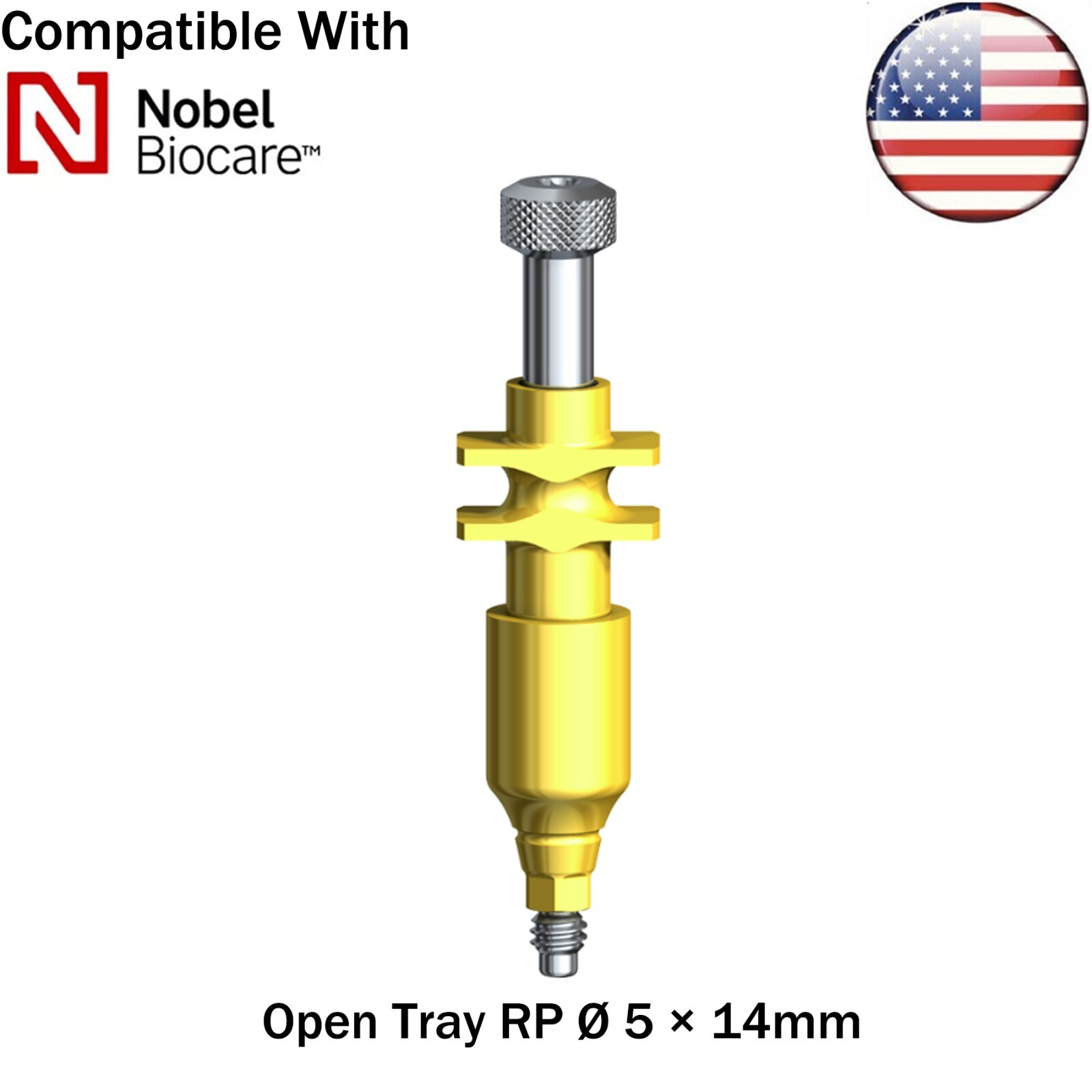 US Dental Nobel Active Open Close Tray NP/RP Impression Transfer Coping Analog
