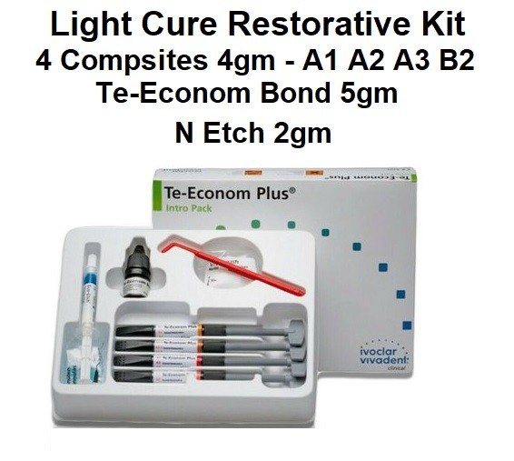 Ivoclar Te-Econom Plus Hybrid Dental Restorative Composite , Bonding & Etch Kit