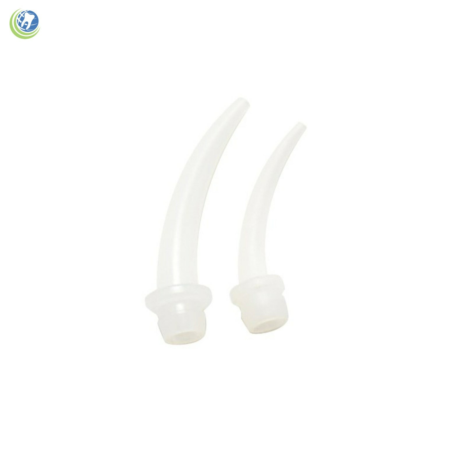Dental Intra Oral Impression Dispensing Tips for Build-Up Material 100/bag White