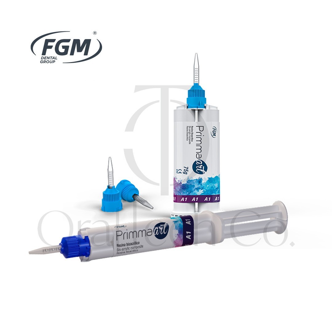 FGM Dental PrimmaArt A1+2+3/B1/BL Self-curing Composite Cartridge 75g+10 Tips