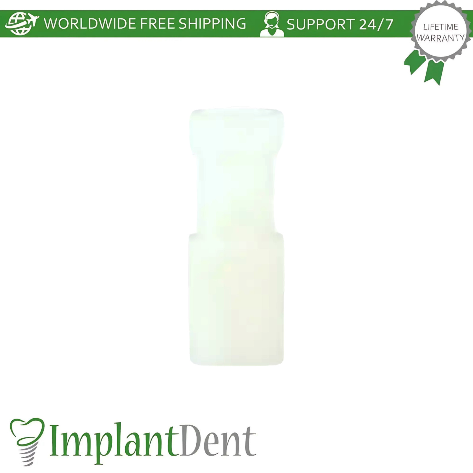 1x Root Shaped Compressive Short Neck Dental One Piece Fixture Dentistry Lab