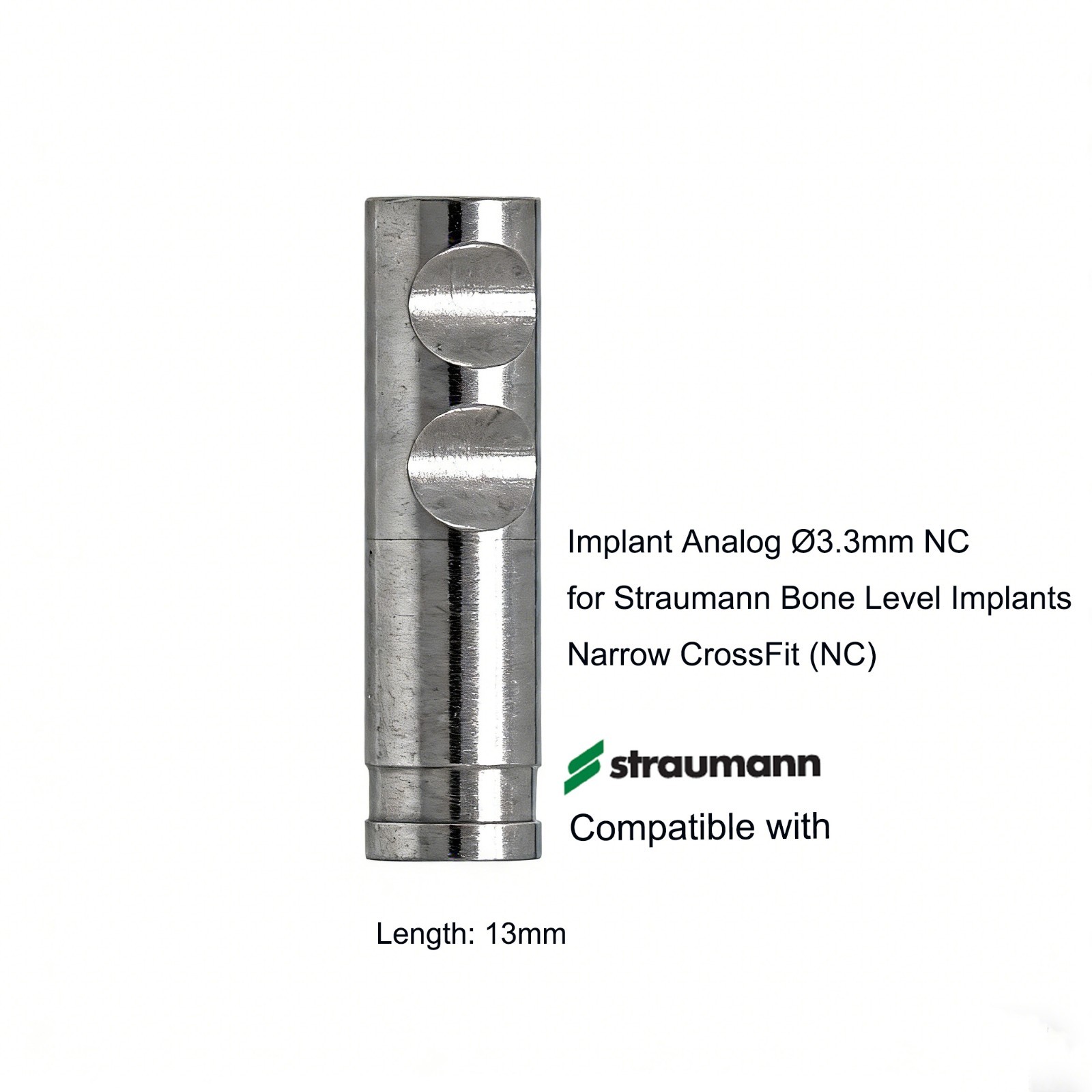 10Pcs US Dental NC Analog Replica Platform Bone Tissue Level Fits Straumann ITI