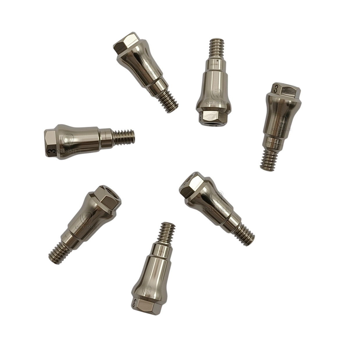 10 pcs Mu straumann abutment for Omni system fit to C-TECH platform GH1~4mm