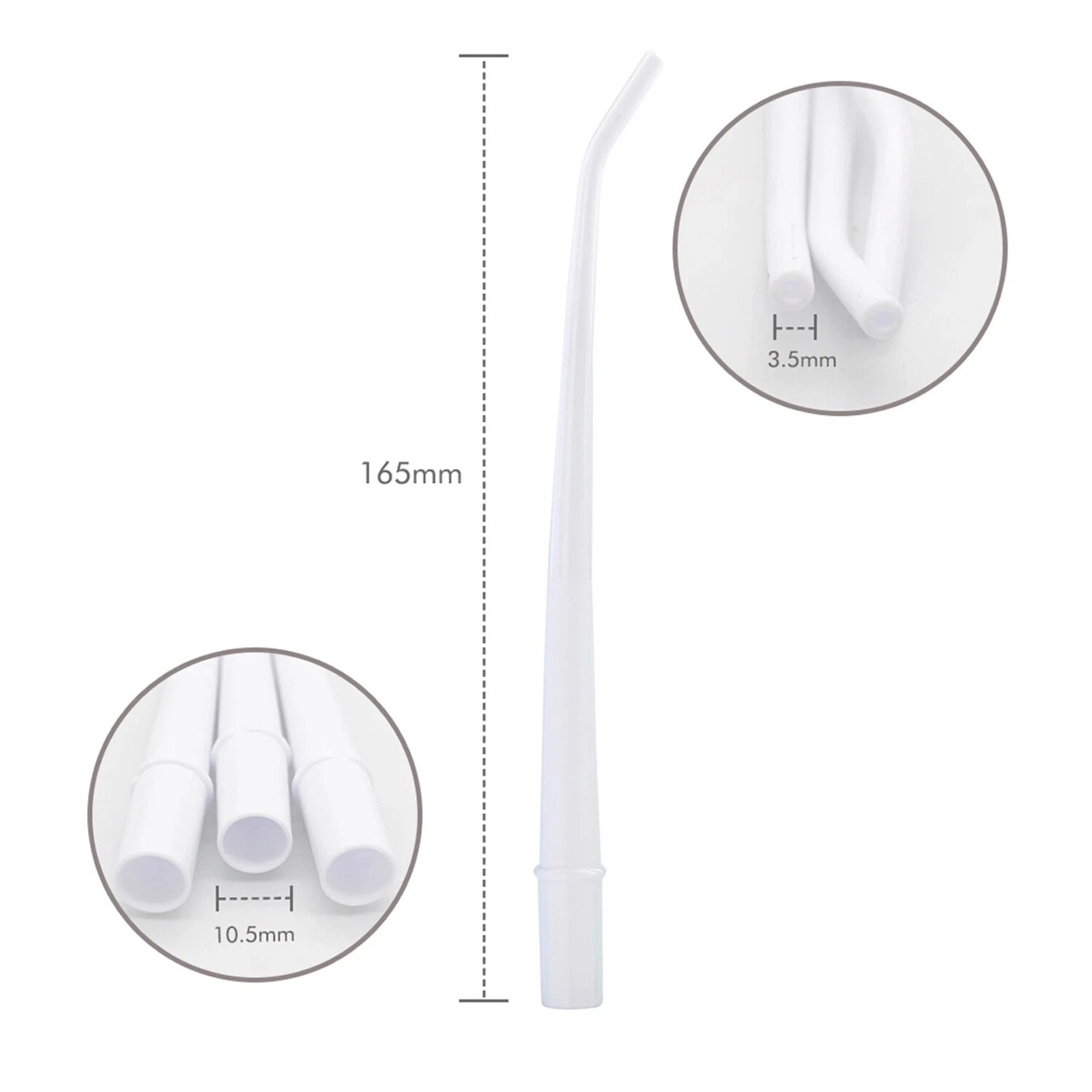 Disposable Dental Surgical Aspirator Suction Saliva Ejector Tip , 100pcs(4 Bags)