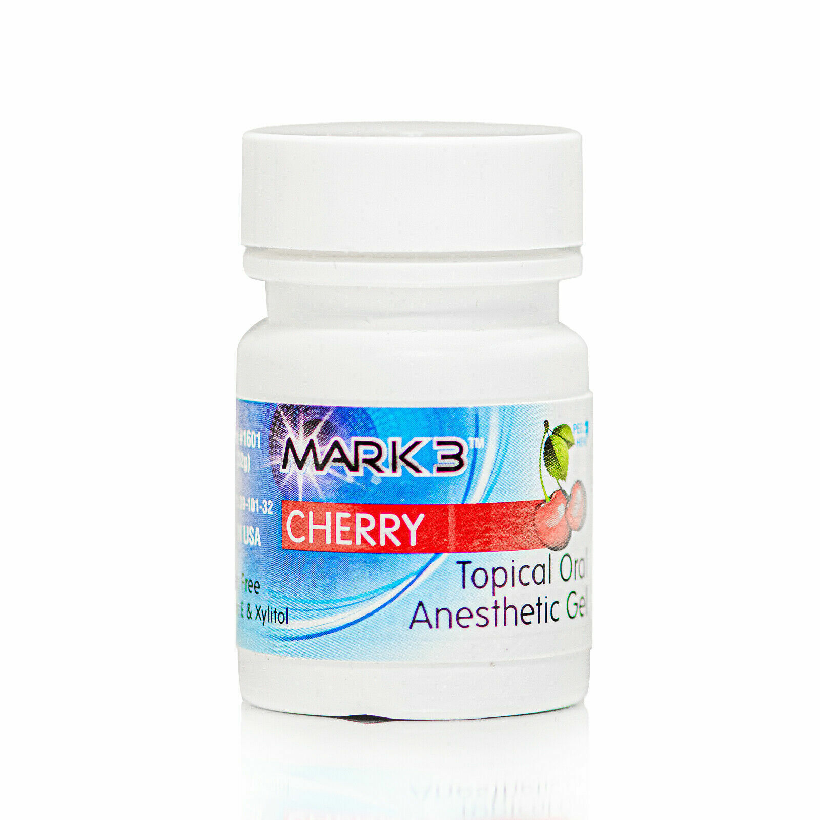 5 Bottles US MARK3 Dental Topical Anesthetic Gel 20nzocaine 1OZ Jar Exp.07/26