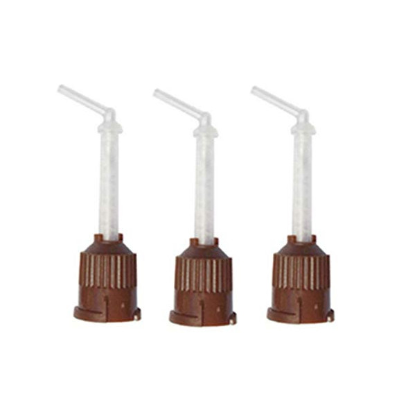 50 Pcs/Pack Dental Intraoral Tubes Nozzle Silicone Rubber Mixing Tips Impression