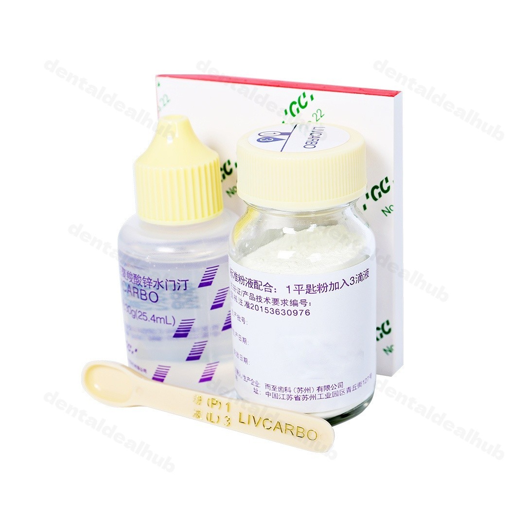 GC LIVCARBO Polycarboxylate Cement 50g Powder 30g Liquid Kit