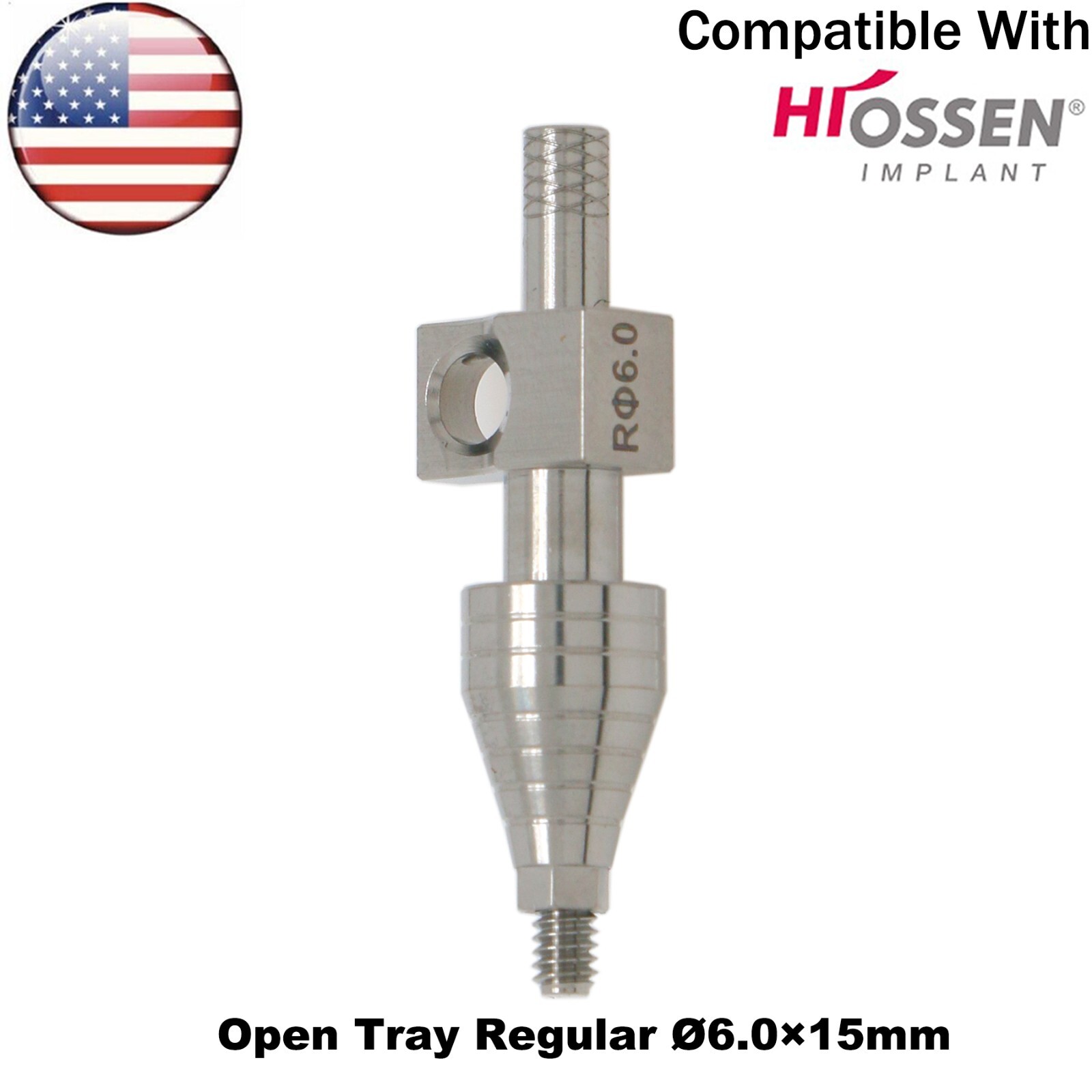 US Fits Hiossen Dental Transfer lmpression Coping Open Closed Tray M/R Osstem ET