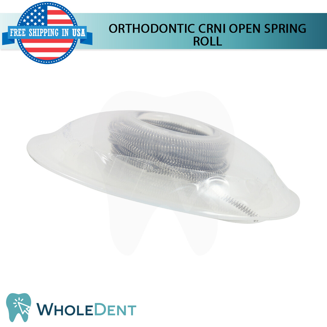 Orthodontic Dental CrNi Open Coil Spring Roll Stainless Steel 100cm .010″x.032