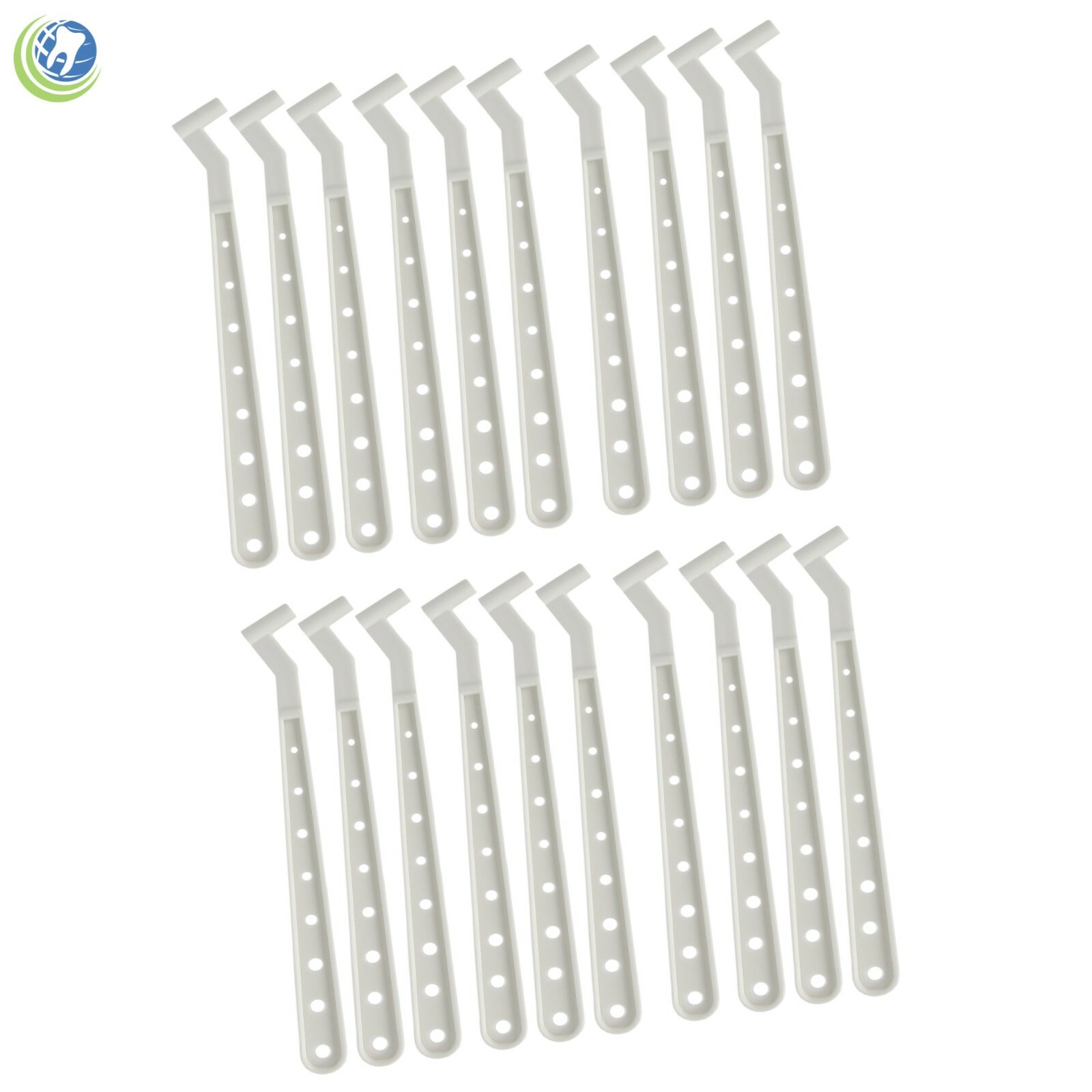 20X Dental Brush Tips Handle for Composites Bondings Etching Varnish Pit Fissure