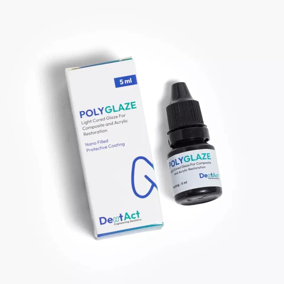 DentAct PolyGlaze Light Cured Glaze For Composite and Acrylic Restoration