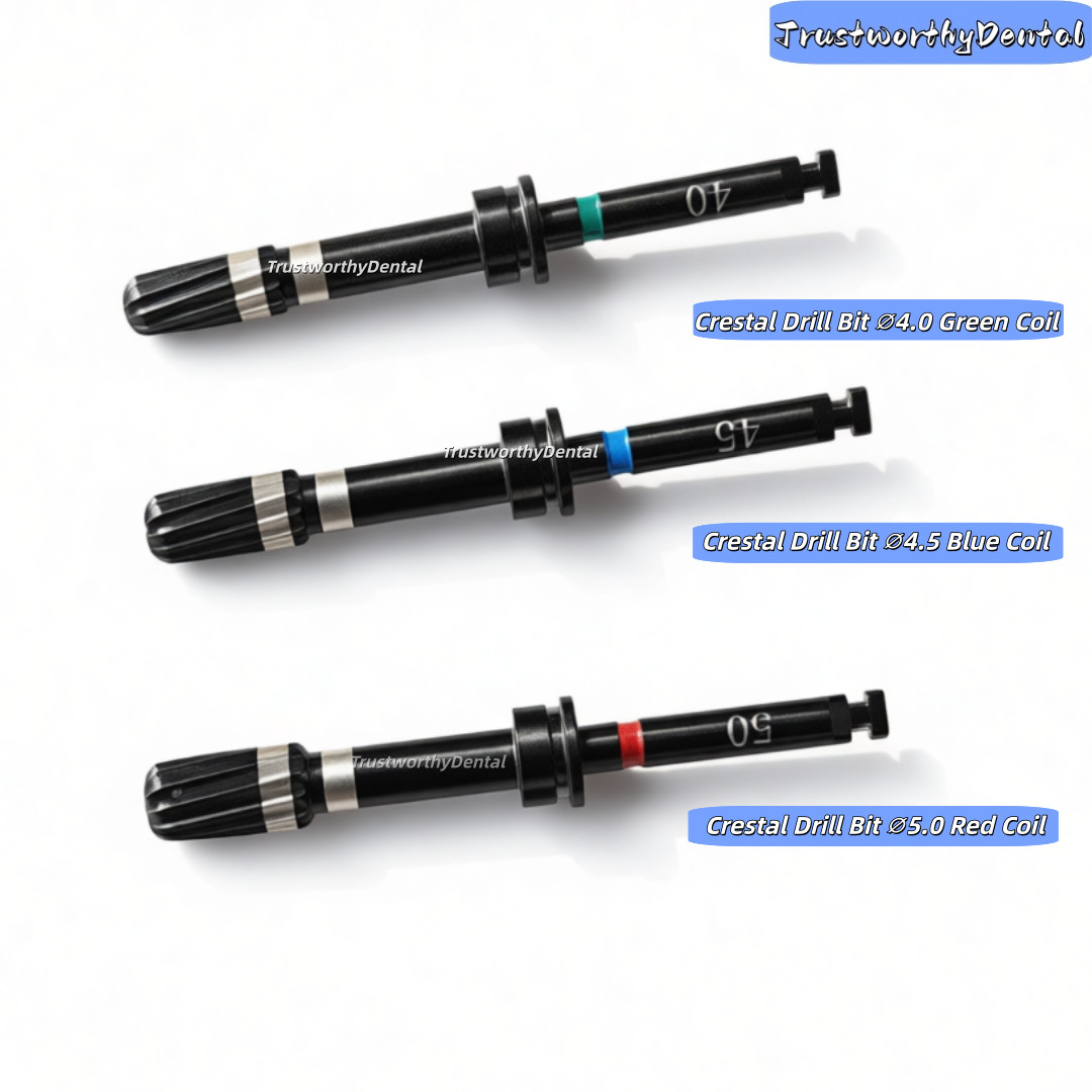 Dental Sinus Lift Drills Reamer Stoppers Implant Crestal Drill Bit Sleeve