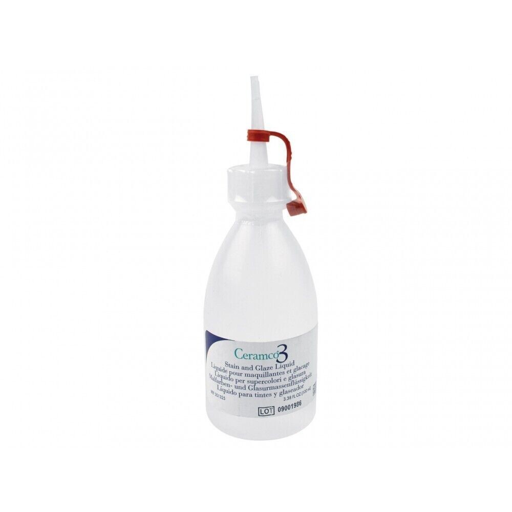 DentSply Ceramco3 Stain and Glaze Liquid 100ml Bottle (Free Ship)