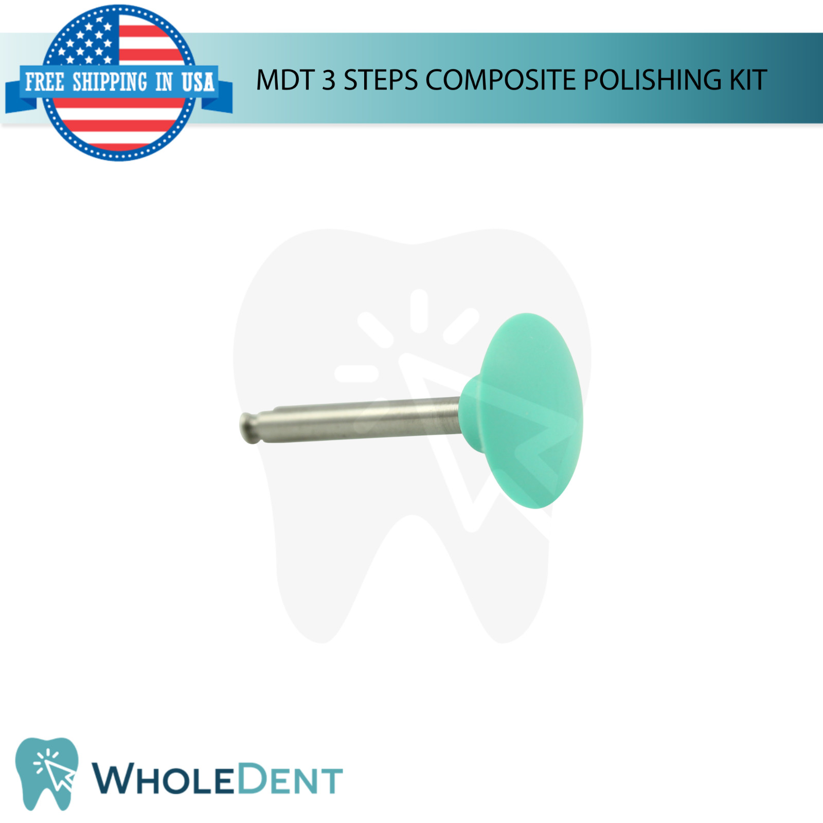 MDT 3 Steps Composite Polishing Kit High-Gloss Finish Dental Restorations