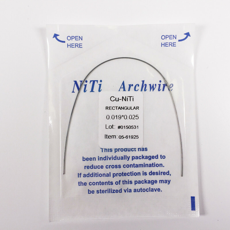 Dental Orthodontic Copper Cu-Niti Wire Arch Wire Rectangular Damon Form 1pc/pack
