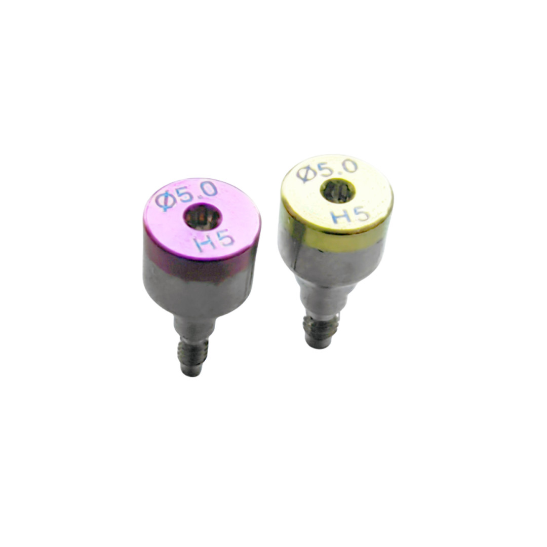 Dental Healing Cap Abutment RP NP Compatible Fit Nobel Active Yellow Purple