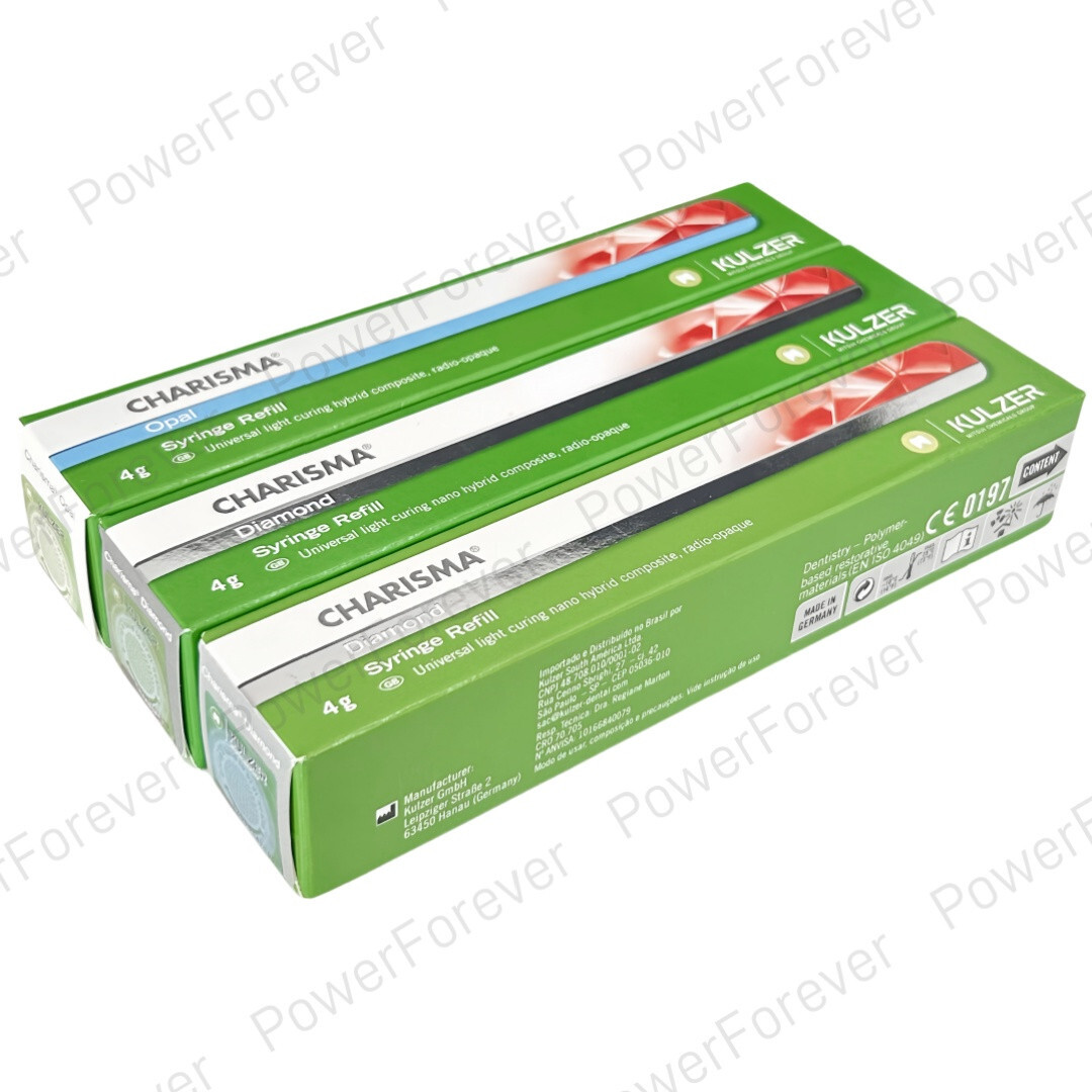 3Sizes Dental KULZER CHARISMA Composite Syringe Light Cure Resin OB/BL/BXL 4g/pc
