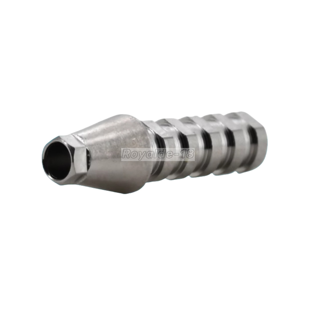 Dental Hex Temporary Abutment Cylinder Mini Regular Ti Screw Ebony OSS GH1.0