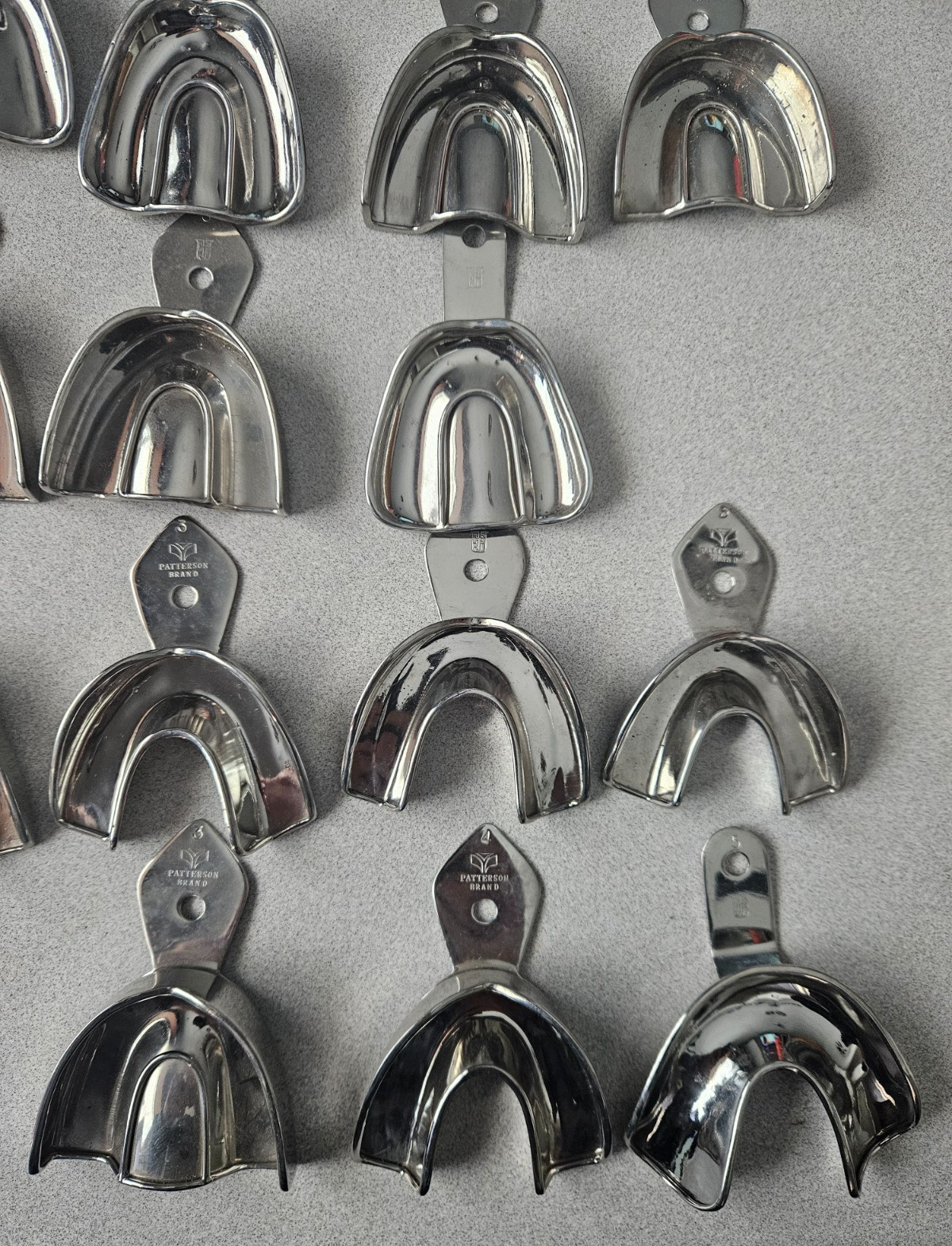 Bosworth / Patterson Brand Stainless Steel Trays (17 TOTAL TRAYS SEE DESCRIPTION