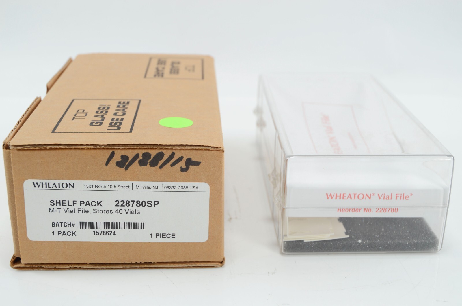 DURAN WHEATON KIMBLE Polystyrene Stores 40 M-T Vial File 228780SP