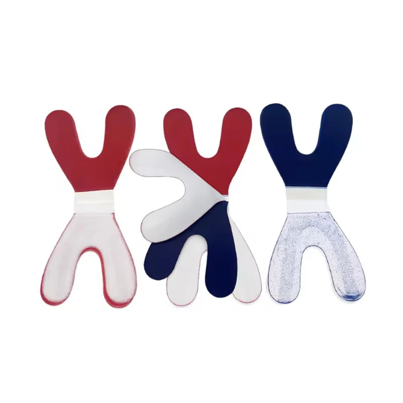 2books/Box Dental Articulating Paper Double Y Type Blue Red Bite Paper