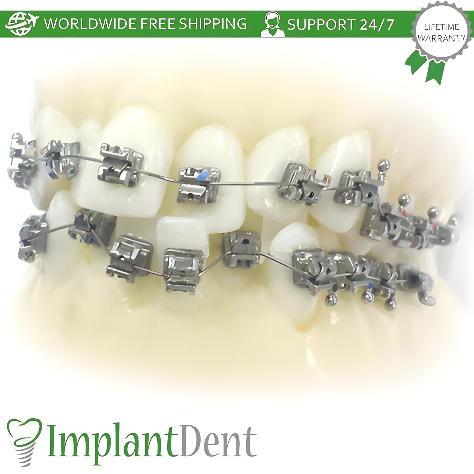 NiTi Thermo Copper Dental Alignment Wire Round Arch Heat-Activated CuNiTi 10pcs