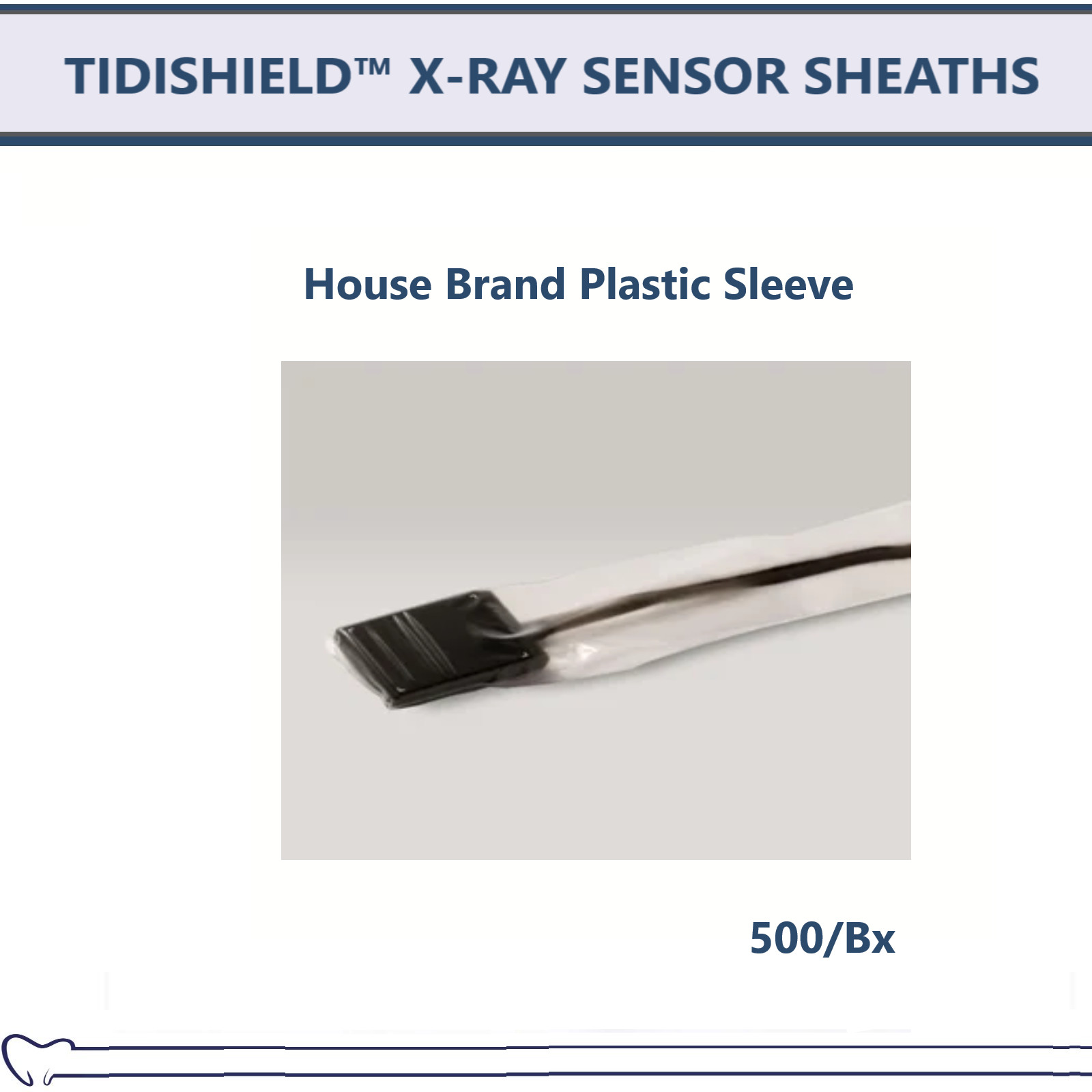 Dental X-Ray Sensor Sheaths Sensor Covers for Carestream Kodak 6100 Size 1 100Bx
