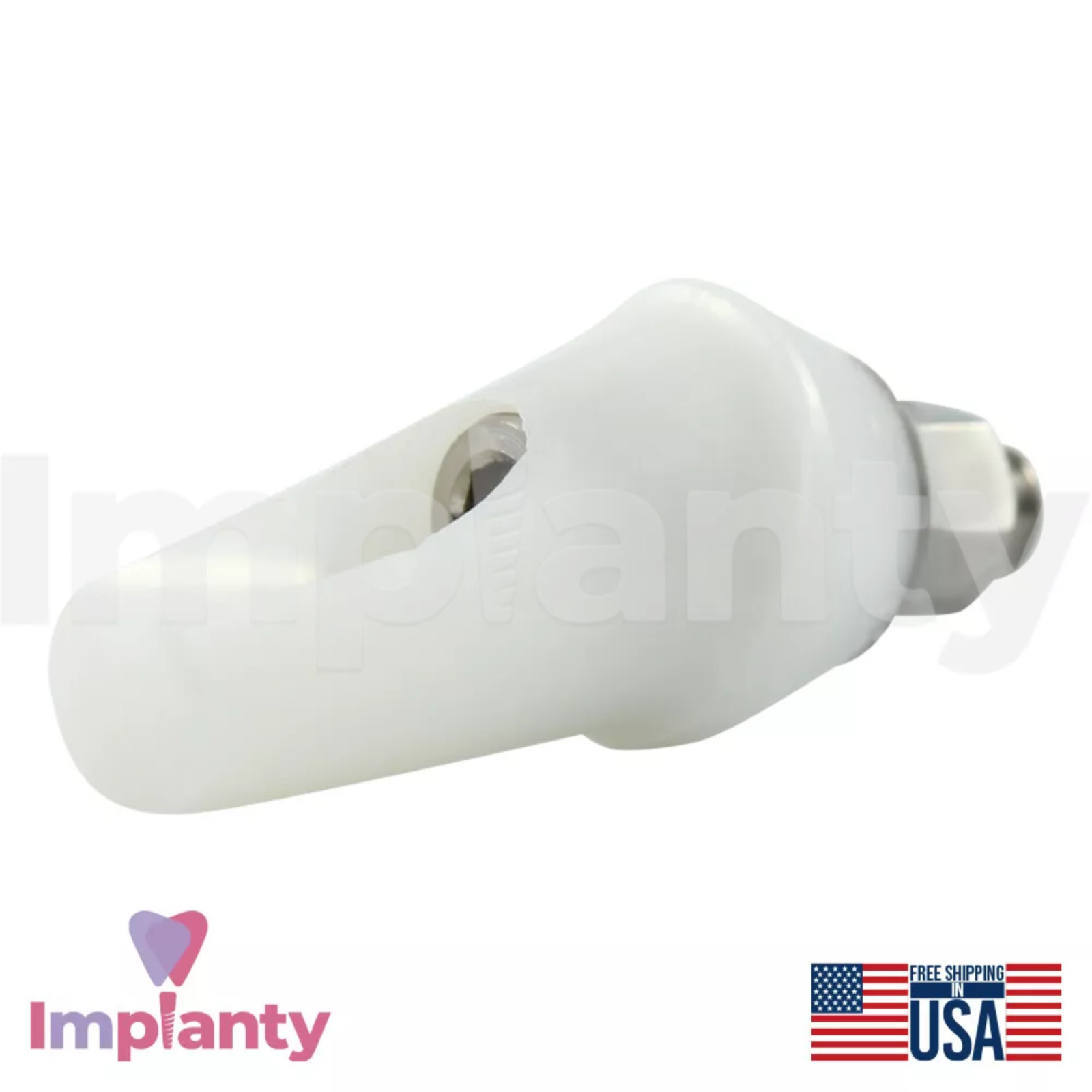 5x GDT Angulated Zirconia Dental Prosthetic 15° Ø5.4mm Titanium Int Hex 2.42mm