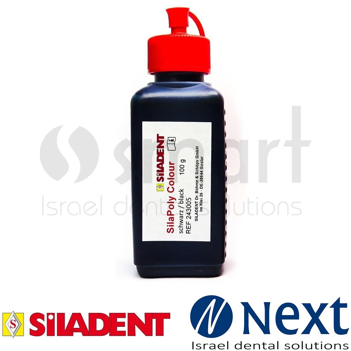 Dental Lab SilaPoly Colour Black 100 g Siladent color epoxy resin polyurethane