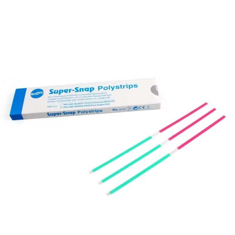 Shofu Super-Snap Polystrips L525/L526 100Pcs Coarse/Medium/Fine/Superfine