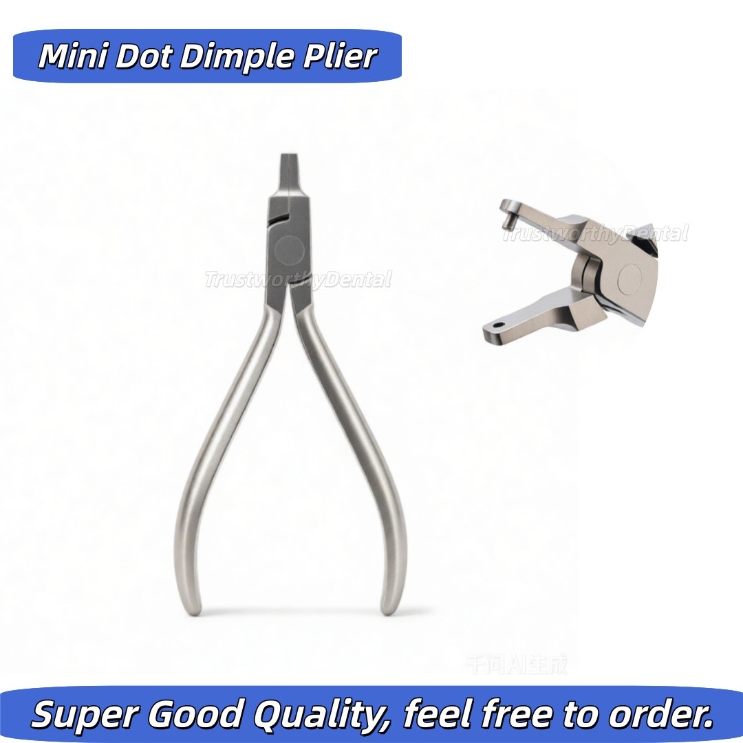 Dental Ortho Mini Dot Dimple Plier Invisible Retainer Brace Clear Aligner Pliers