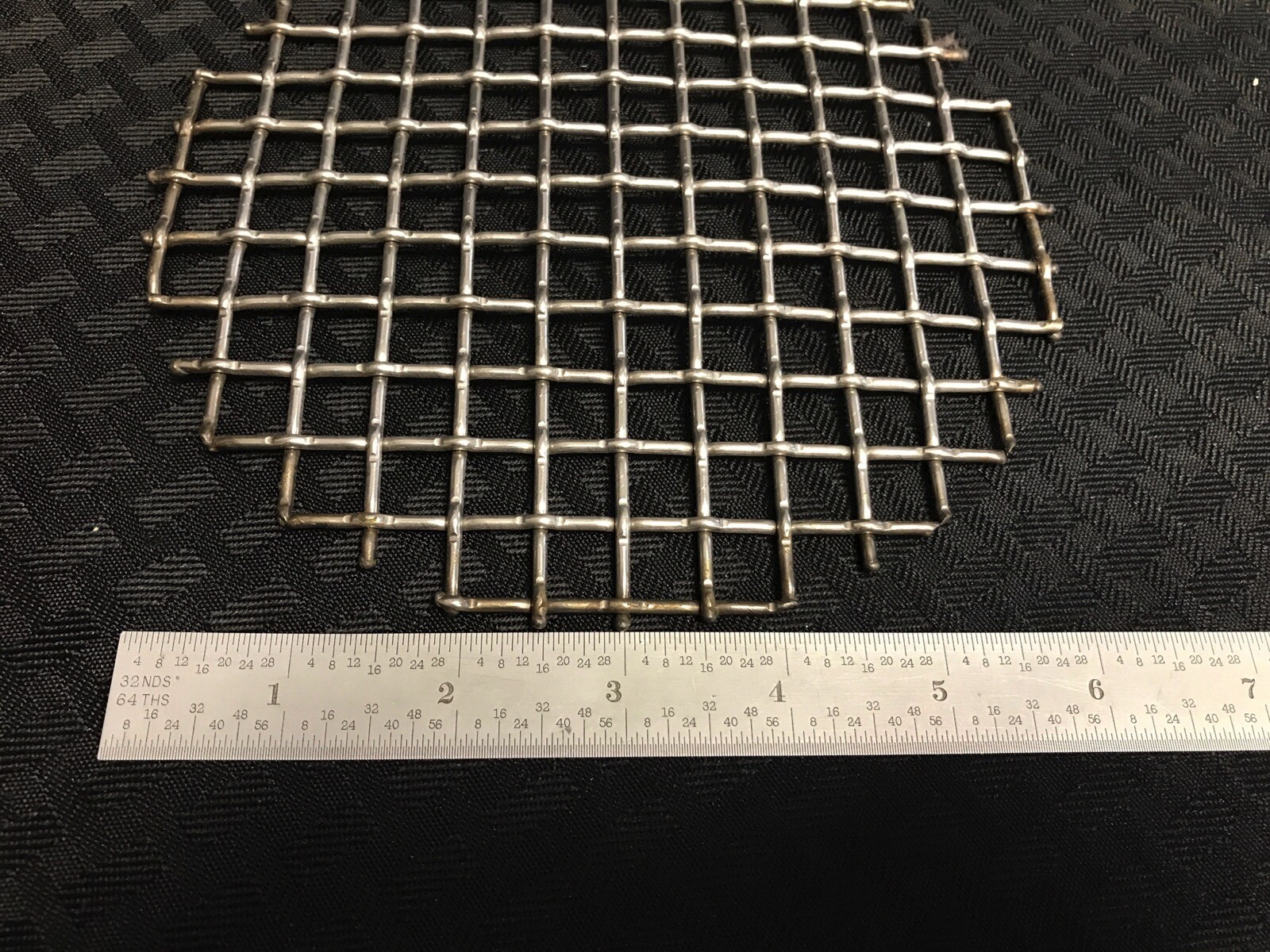 Stainless Steel Lock Crimped Weave Wire Cloth Mesh 0.4280” 6-5/8” x 6-1/2” OD