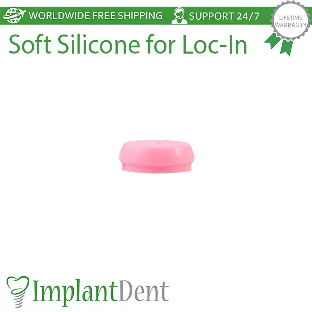 10x Dental Silicone Cap Set For Loc In 3 Types Prosthetic Attachment Accessories