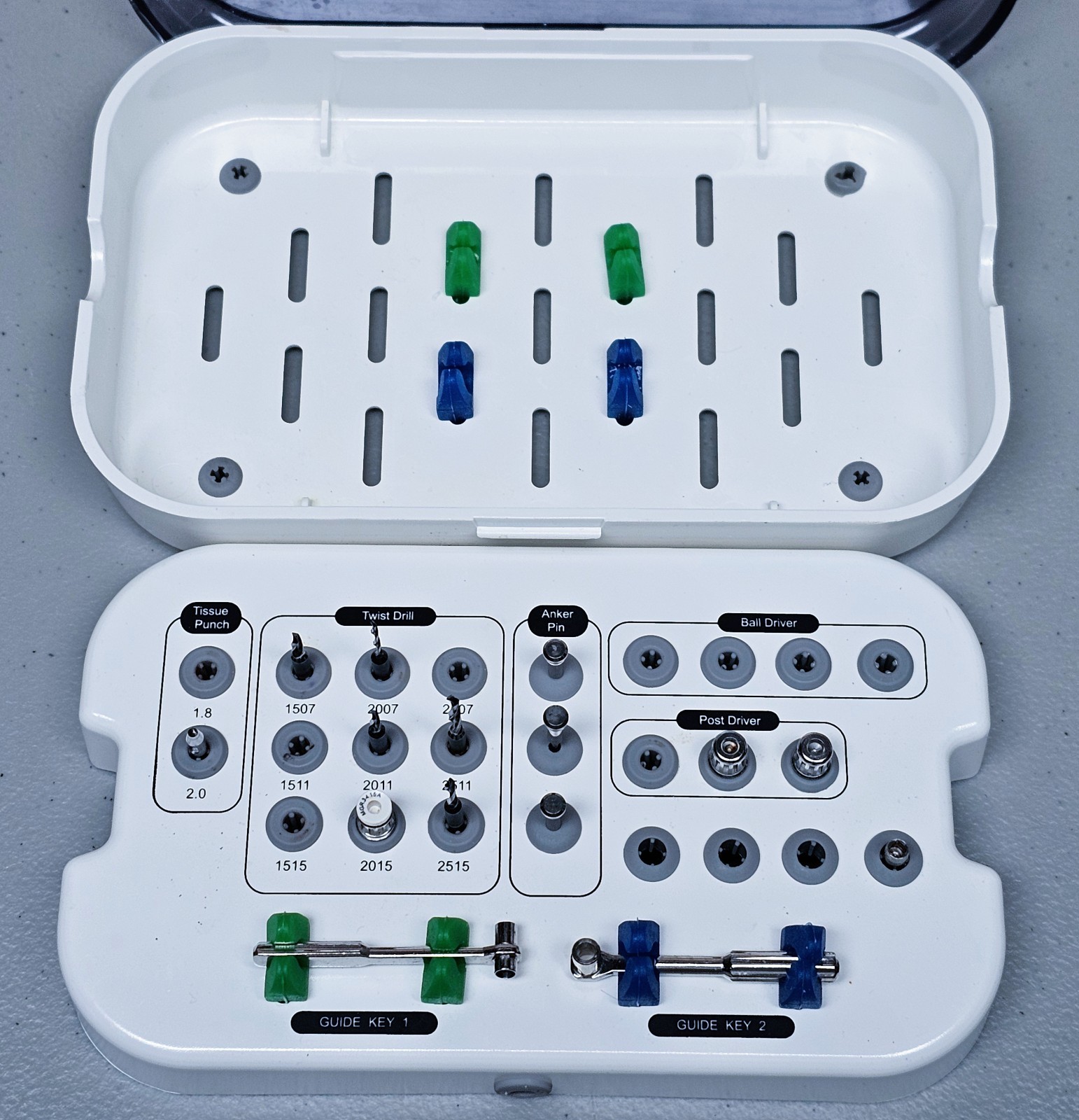 ICO Dental Implant Guide Surgical Kit, Incomplete, Sold As Is, List #B