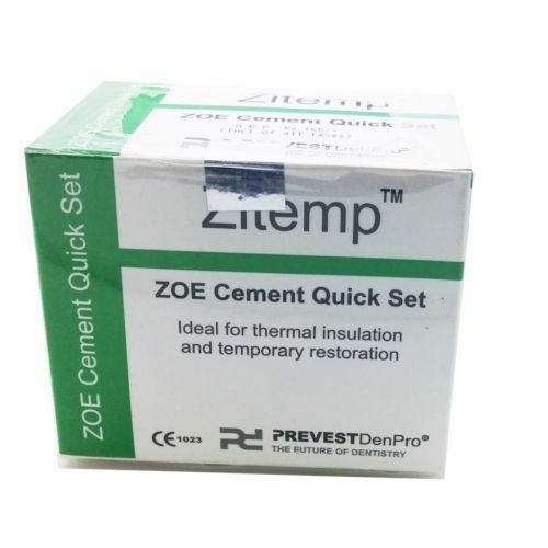 2X NEW Dental Prevest Zitemp Quick IRM Zinc Oxide Eugenol TemporalCement20g+10ml