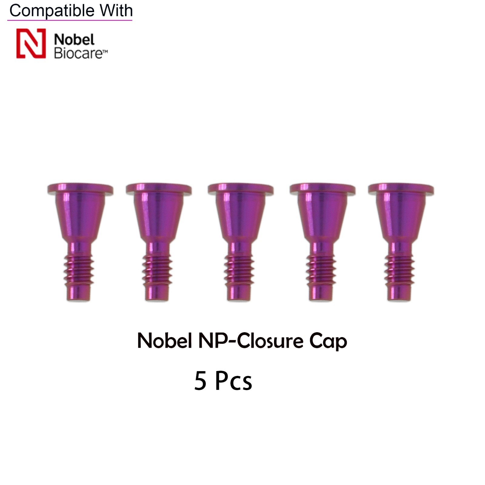 US NOB Dental Healing Cap Abutment NP ∅3.6 ∅5.0 3/5/7mm Fit Nobel Biocare Active