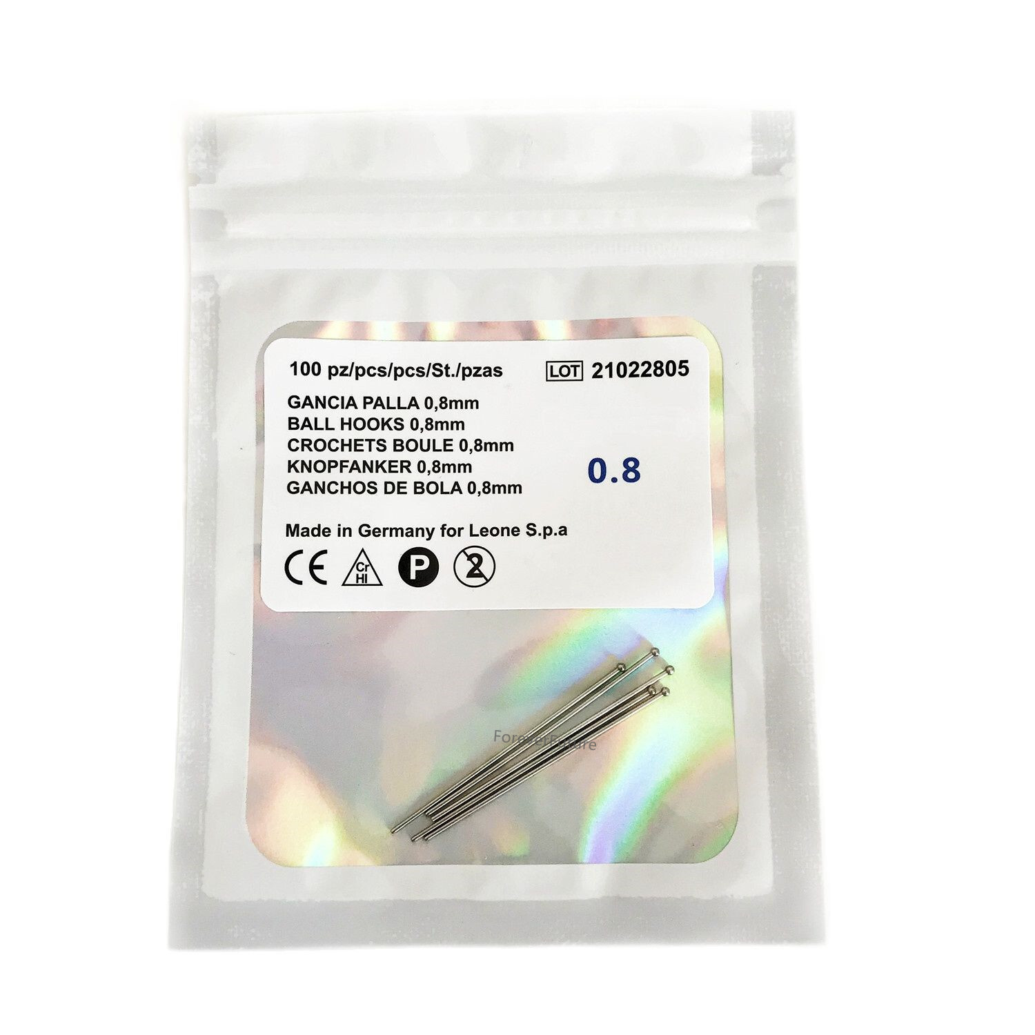 5Pcs/Pack Dental Dentaurum Ball Retainer Clasps Orthodontic Tooth Hold Position