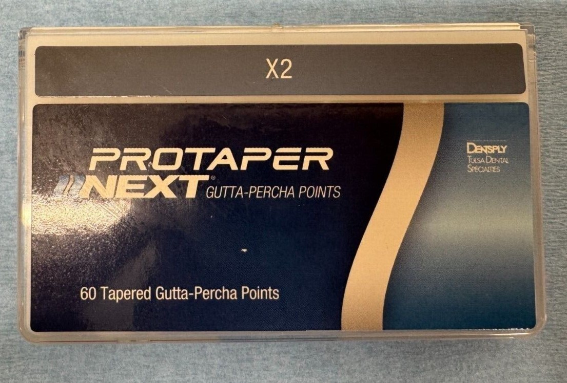 Protaper Next Gutta Percha Points Dentsply Tulsa Dental X2, X3, X4, X5