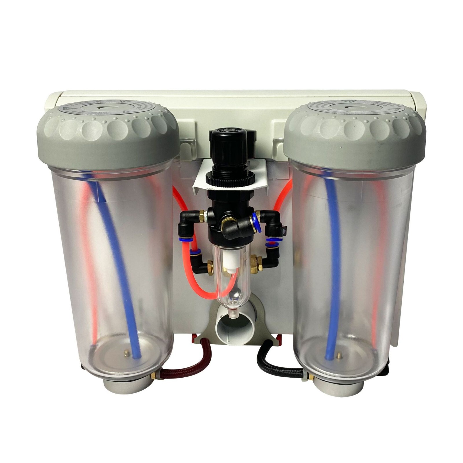 Dental Lab Equipment Twin Pen Sandblasting Machine Dental Sandblaster Unit