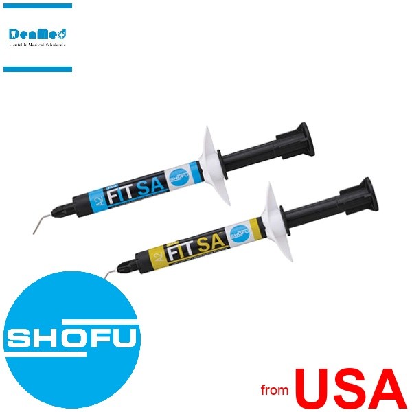 SHOFU FIT SA – F10 ( High Flow ) Self Adhesive 2.2grs Syringe A1 Primary 474949