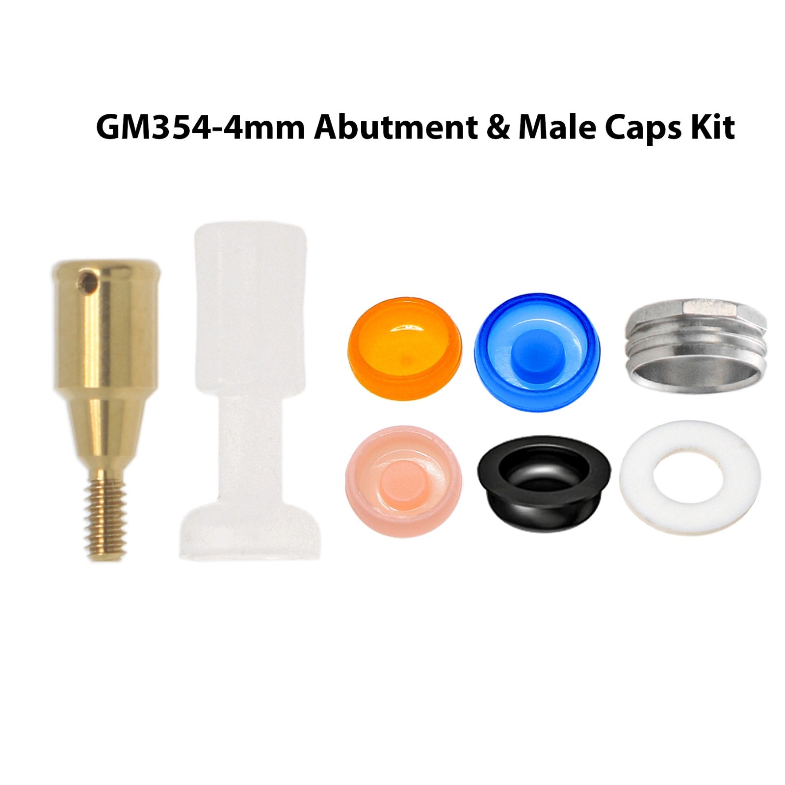 Overdenture Locator Abutment Removable Male Cap for NEODENT GRAND MORSE 1-6mm GH